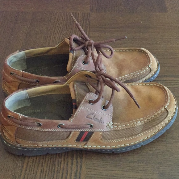 clarks waterloo boat shoes